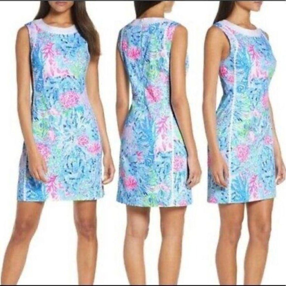 Lilly Pulitzer Mila Stretch Shift Sink or Swim 0